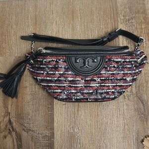 Tory Burch Tweed Crossbody Belt Bag